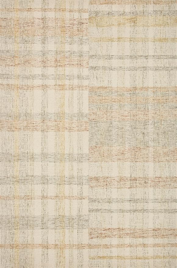 Loloi Chris Loves Julia Chris Collection CHR-04 Natural/Multi 2'-6" x 7'-6", .50" Pile Height, Runner Rug