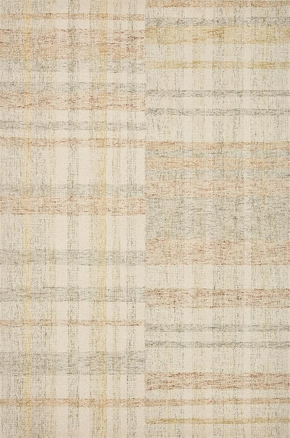 Loloi Chris Loves Julia Chris Collection CHR-04 Natural/Multi 2'-6" x 7'-6", .50" Pile Height, Runner Rug