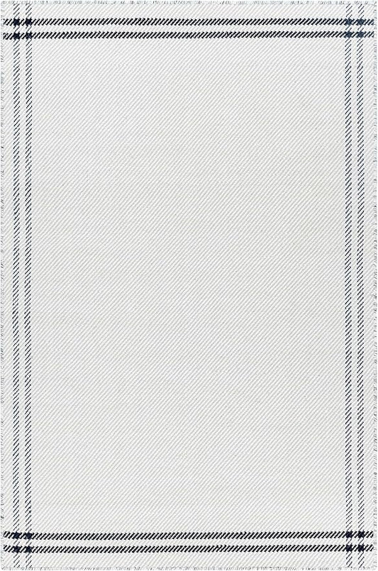 Mark&Day Wool Rugs, 2x3 Janmichael Cottage Light Silver/Black Area Rug, Silver Black Carpet for Living Room, Bedroom or Kitchen (2' x 3')