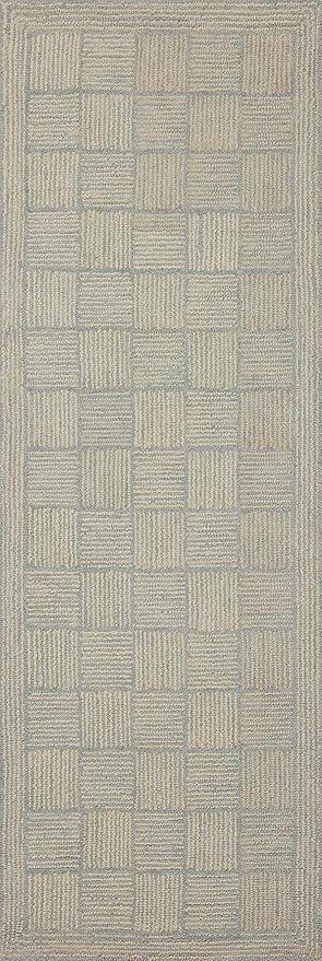 Loloi Chris Loves Julia Francis Collection FRA-03 Silver/Sky 8'-6" x 12' Area Rug