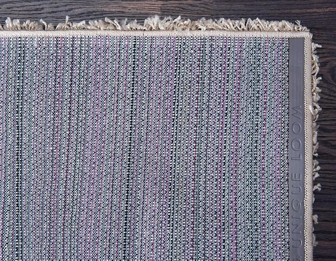 Unique Loom Solid Shag Collection Area Rug (6' 1" x 9' Rectangle, Taupe)