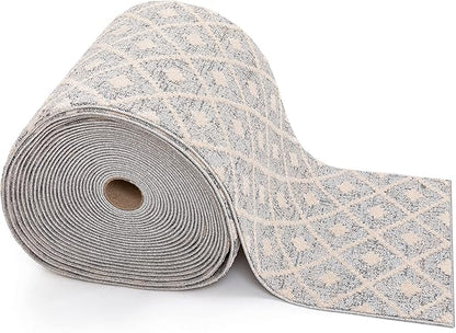 Well Woven Custom Size Runner - Choose Your Length - Ainsley Grey Diamond Trellis Geometric Tribal - 31 Inches Wide x 23 Feet Long Runner (31" x 23' Runner) Rug