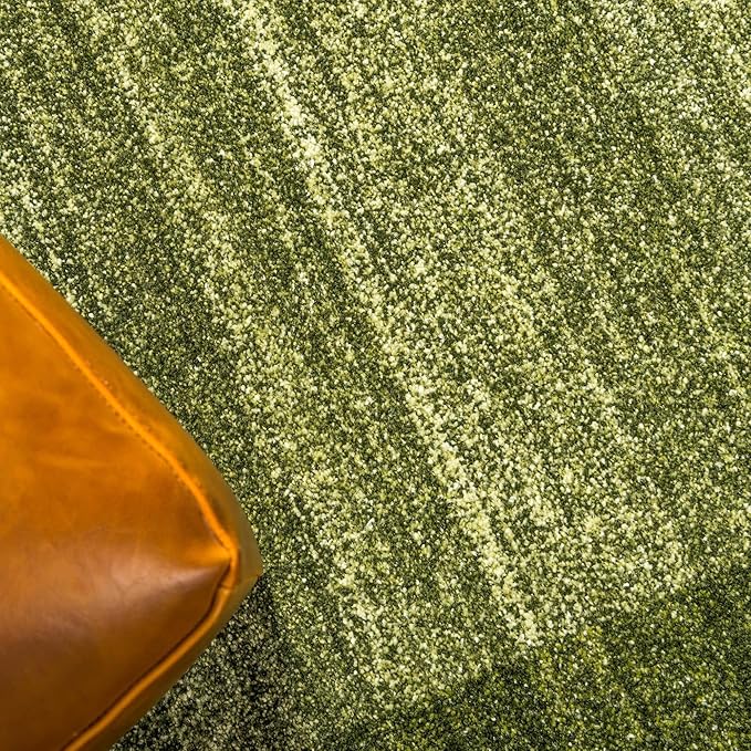 Rugs.com Angelica Collection Rug – 9' x 12' Light Green Medium Rug Perfect for Living Rooms, Large Dining Rooms, Open Floorplans