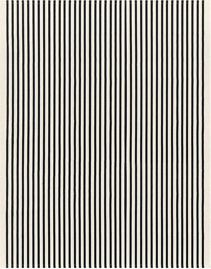 KOZYFLY Black and Beige Striped Rug 8x10 Ft Area Rug Washable Indoor Outdoor Rug Cotton Outdoor Patio Rugs Farmhouse Rugs for Living Room Carpet for Patio Dining Room Bedroom