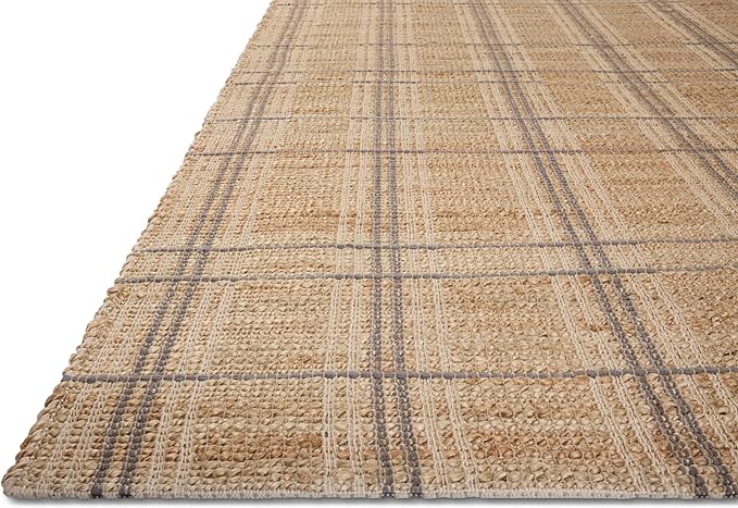 Loloi Chris Loves Julia Judy Collection JUD-02 Natural/Stone 7'-9" x 9'-9" Area Rug