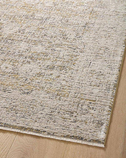 Loloi Amber Lewis Alie Collection ALE-05 Gold/Beige 2'-7'' x 12'-0'', .13'' Pile Height, Runner Rug