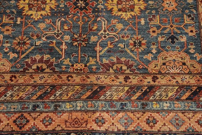 Traditional Collection 7' 11'' X 4' 11'' Rug Rug, All-Over 100% Wool Carpet for Home Décor, Foyer and Hallway