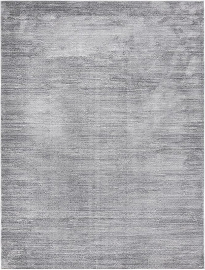 Unique Loom Finsbury Collection Area Rug - Kate (9' x 12' 2" Rectangle, Gray/ Ivory)