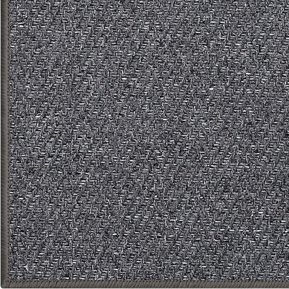 LUMI Ultra Thin Indoor Door Mat for Entrance 32"x48", Non Slip Entryway Mat, Low Profile Doormat, Unique Herringbone Design Carpet for Inside, Patio, Porch, Dark Gray