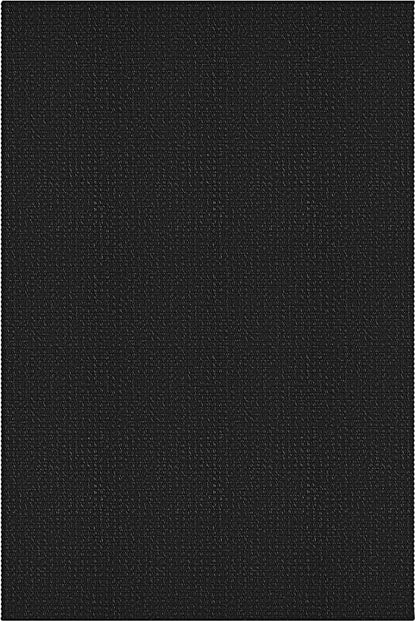 KOZYFLY Runners for Hallways 2x8 ft Washable Kitchen Runner Non Slip Rubber Backed Hall Runners Cotton Entryway Runner Rugs Floor Carpet for Indoor Backdoor Bedroom Kitchen, Black/Dark Grey