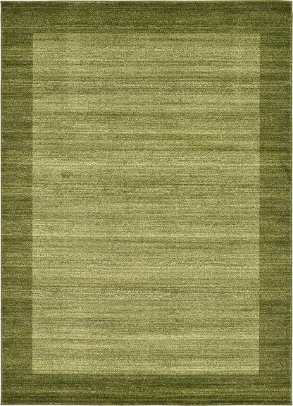 Rugs.com Angelica Collection Rug – 7' x 10' Light Green Medium Rug Perfect for Bedrooms, Dining Rooms, Living Rooms
