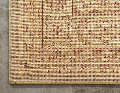 Unique Loom Voyage Collection Traditional Oriental Classic Intricate Design Area Rug (3' 3 x 5' 3 Rectangular, Green/Ivory)
