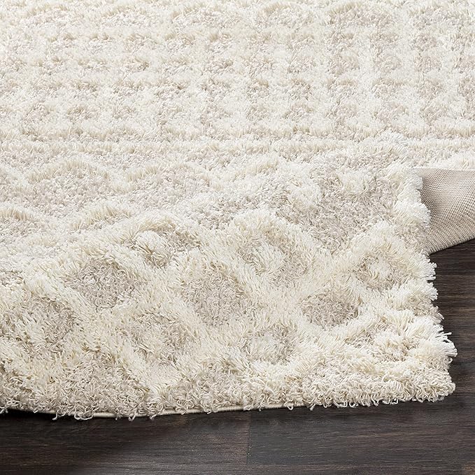 Livabliss Hapsburg Moroccan Shag Area Rug, 8'10" x 12', Beige