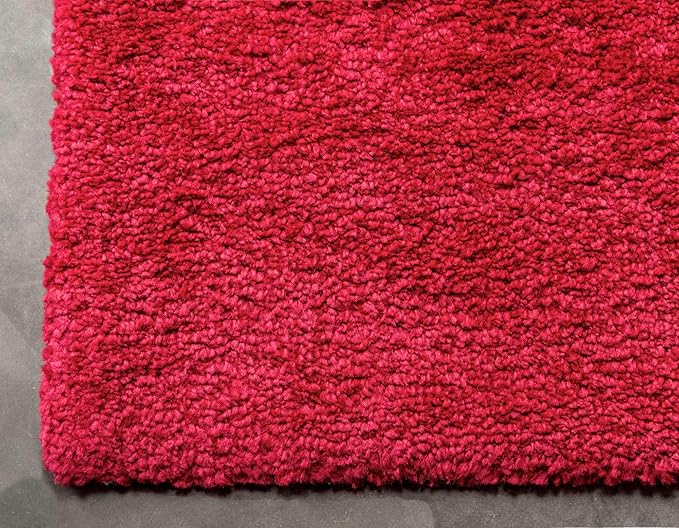 Unique Loom Solo Collection Area Rug - Calabasas (10' x 13' Rectangle, Red)