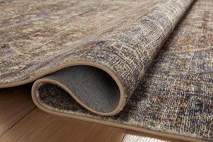 Loloi Amber Lewis Morgan Collection MOG-05 Spice/Lagoon 2'-3" x 7'-6" 38" Thick Runner Rug feat. CloudPile, Neutral, Room Décor, Vintage Inspired, Livingroom, Bedroom, Dining Area