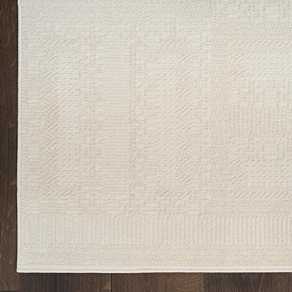 Nourison Home Nordic Ivory 5' x 7' Area Rug - Easy Clean, Non Shedding, Bed Room, Living Room, Dining Room, Kitchen (5' x 7')