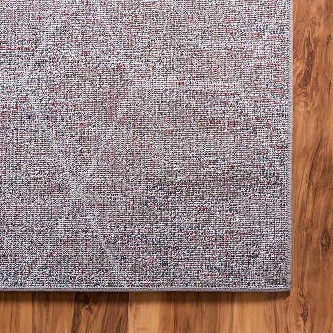 Unique Loom Trellis Frieze Collection Area Rug - Geometric (4' x 6', Blue Multi/ Ivory)