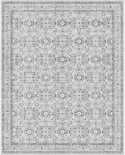 WITSHOCK Living Room Area Rugs 8x10: Soft Non-Slip Backing Washable Rugs Vintage Large Carpet for Bedroom Office Dining Room Kitchen Stain Resistant Home Decor Rug