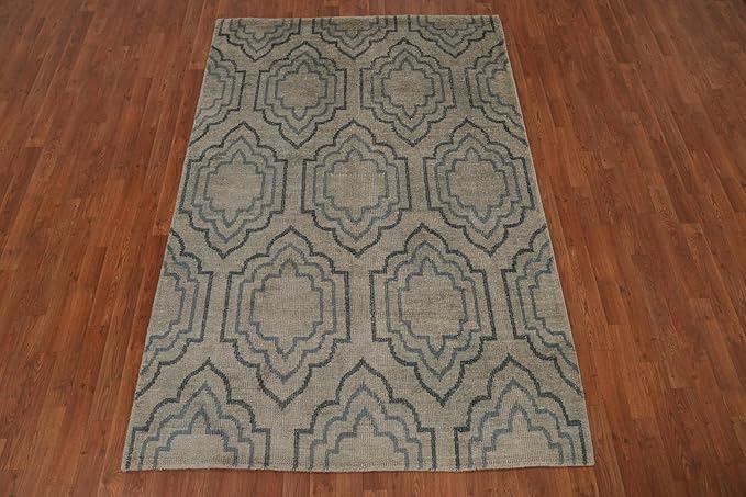 Traditional Collection 7' 7'' X 5' 0'' Rug Rug, All-Over Viscose Silk Carpet for Home Décor, Foyer and Hallway