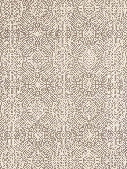 Dash & Albert Temple Taupe Hand Micro Hooked Wool Rug, 2.5 X 8 Feet, Tan Geometric Pattern