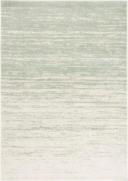 SAFAVIEH Area Rug 4x6 - Adirondack Collection - Sage & Ivory, Modern Ombre Design, Non Shedding & Easy to Clean, Ideal for Living Room, Bedroom, Office, Dining Space (ADR113X)