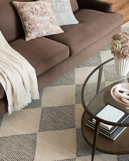 Loloi Chris Loves Julia Francis Collection FRA-01 Beige/Charcoal 5'-0" x 7'-6" Area Rug