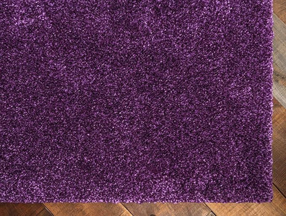 Unique Loom Solo Collection Area Rug - Calabasas (10' x 13' Rectangle, Violet)