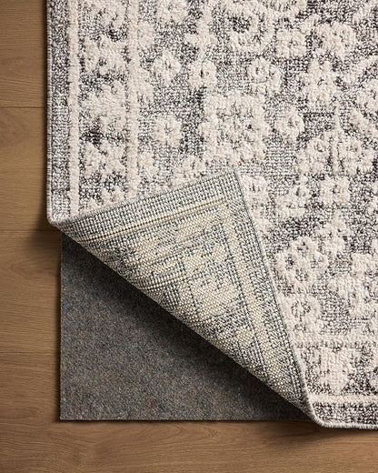 Loloi Magnolia Home by Joanna Gaines Gigi Collection GIG-01 Grey/Ivory 6'-7" x 9'-2" Area Rug