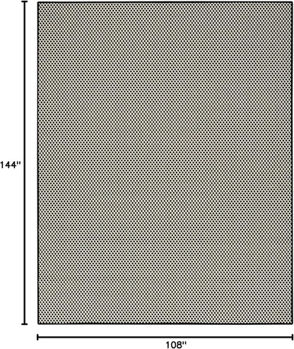 Nourison Home Courtyard Black White 9' x 12' Area Rug - Easy Clean, Non Shedding, Bed Room, Living Room, Dining Room, Kitchen (9' x 12')