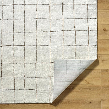 Livabliss x Our PNW Home Cascade Minimalist Area Rug, 12' x 15', Ivory