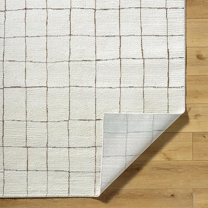 Livabliss x Our PNW Home Cascade Minimalist Area Rug, 2'7" x 10', Ivory