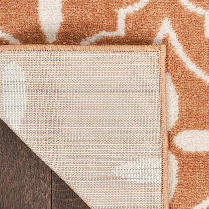 Nourison Home Nourison Essentials Copper 8' x 10' Area Rug - Easy Clean, Non Shedding, Bed Room, Living Room, Dining Room, Kitchen (8' x 10')