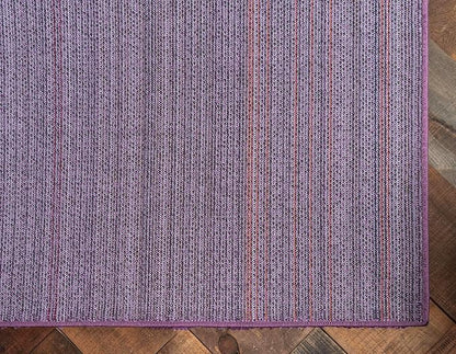 Unique Loom Solo Collection Area Rug - Calabasas (10' x 13' Rectangle, Violet)