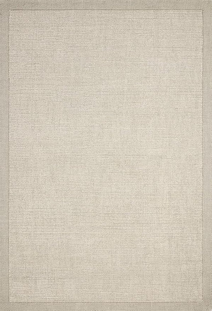 Loloi Magnolia Home by Joanna Gaines Henley Collection HNY-01 Ivory/Silver 7'-9" x 9'-9" Area Rug