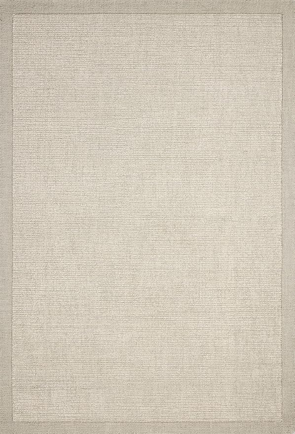 Loloi Magnolia Home by Joanna Gaines Henley Collection HNY-01 Ivory/Silver 2'-6" x 9'-6" Runner Rug
