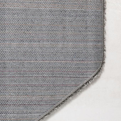 Unique Loom Solid Shag Collection Area Rug (8' Octagon, Cloud Gray)