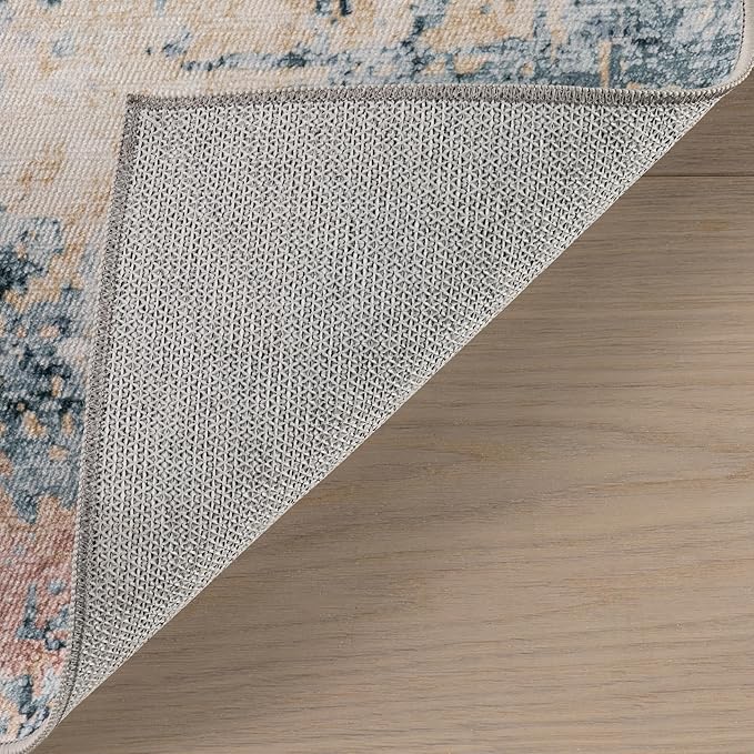 Dash & Albert Blaire Mineral Machine Washable Rug, 6 X 9 Feet, Multicolored Graphic Pattern