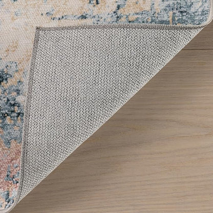 Dash & Albert Blaire Mineral Machine Washable Rug, 2 X 3 Feet, Multicolored Graphic Pattern
