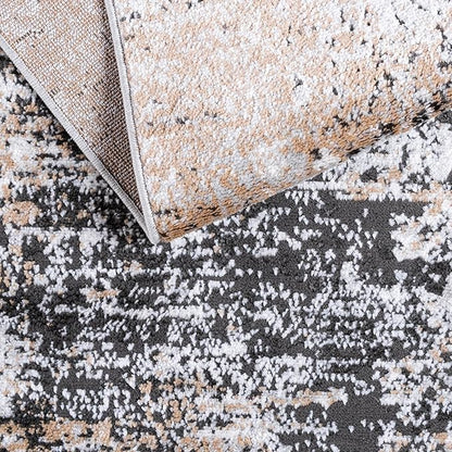 Rugs.com Leipzig Collection Area Rug – 7X10 Beige Low-Pile Rug Perfect for Bedrooms, Dining Rooms, Living Rooms
