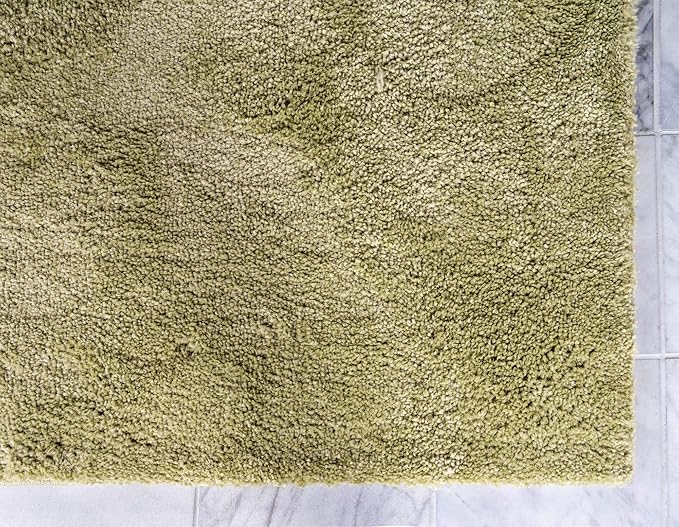 Unique Loom Solo Collection Area Rug - Calabasas (3' 3" x 5' 3" Rectangle, Light Green)