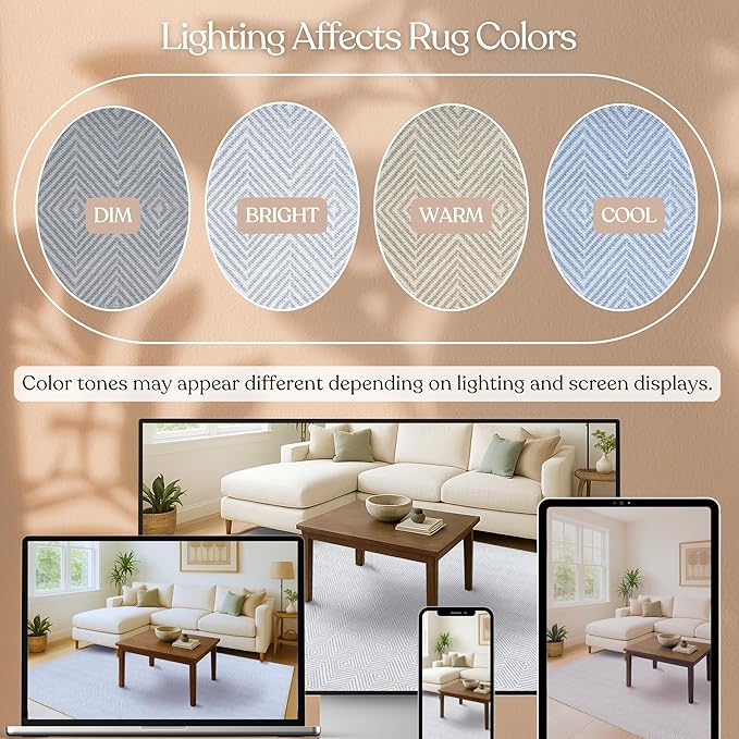 Fame Living Washable Area Rug. Modern Farmhouse. Vintage. Turkish. Bohemian. Distressed. Oriental. Traditional. Rugs for Living Room. Dining. Bedroom. Office. Entryway. Foyer. (864CC, 2'5" x 4'9")