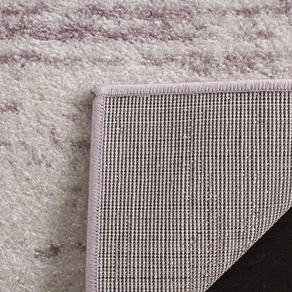 SAFAVIEH Adirondack Collection Area Rug - 6' Square, Cream & Purple, Modern Ombre Design, Non Shedding & Easy to Clean, Ideal for Living Room, Bedroom, Office, Dining Space (ADR113L)
