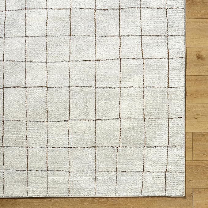 Livabliss x Our PNW Home Cascade Minimalist Area Rug, 12' x 15', Ivory