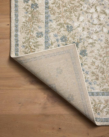 Loloi Rifle Paper Co. Laurel Collection LAU-03 Ivory/Multi 2'-8" x 4' Accent Rug