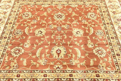 Unique Loom Voyage Collection Traditional Oriental Classic Intricate Design Area Rug (6' 0 x 6' 0 Square, Terracotta/Ivory)