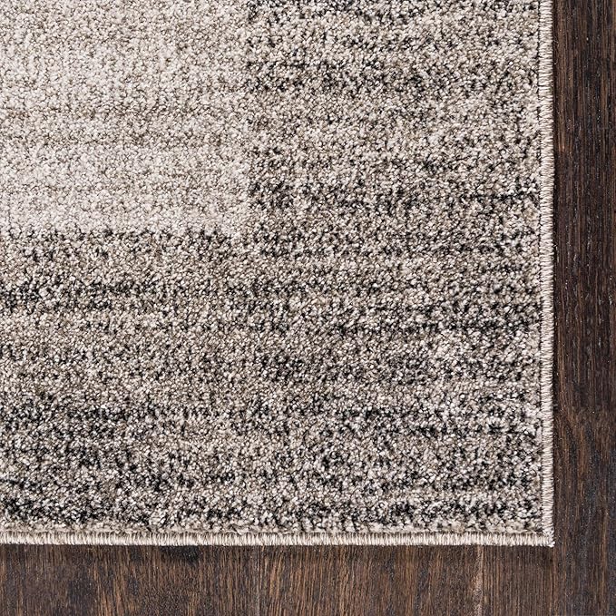 Rugs.com Angelica Collection Rug – 7' x 10' Light Gray Medium Rug Perfect for Bedrooms, Dining Rooms, Living Rooms
