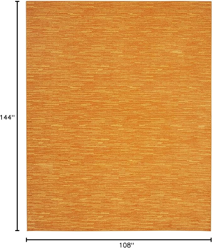 Nourison Home Nourison Essentials Sunburst 9' x 12' Area Rug - Easy Clean, Non Shedding, Bed Room, Living Room, Dining Room, Kitchen (9' x 12')