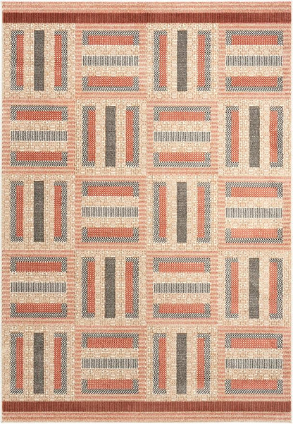 Nourison Home Nordic Multicolor 4' x 6' Area Rug - Easy Clean, Non Shedding, Bed Room, Living Room, Dining Room, Kitchen (4' x 6')