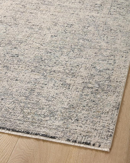 Loloi Amber Lewis Alie Collection ALE-01 Stone/Mist 2'-7'' x 12'-0'', .13'' Pile Height, Runner Rug