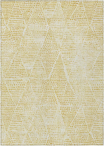 Addison Rugs Chantille ACN591 Wheat 9' x 12' Indoor Outdoor Area Rug, Easy Clean, Machine Washable, Non Shedding, Bedroom, Living Room, Dining Room, Kitchen, Patio Rug